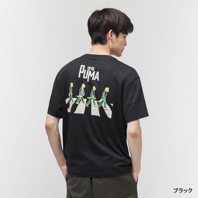 PUMA（プーマ） メンズ 半袖 Tシャツ ESS ELEVATED COOL BK PT Tシャツ