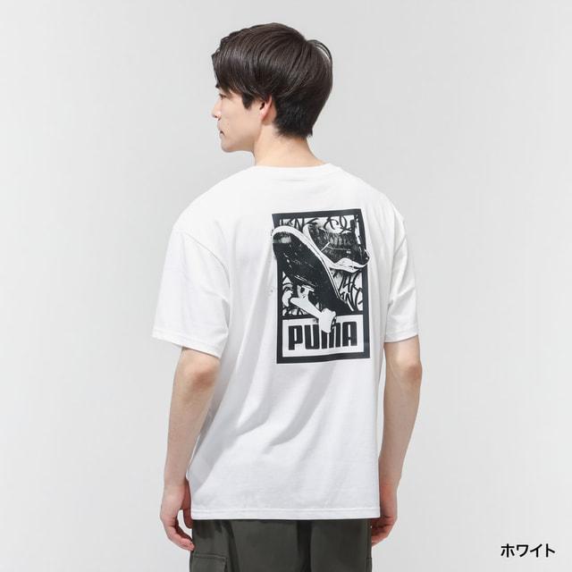 ★ プーマ Tシャツ ★ PUMA（プーマ） メンズ 半袖 Tシャツ ESS ELEVATED MX スケートボード