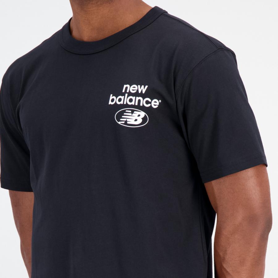 ニューバランス メンズ 半袖 Tシャツ ロゴ ショートスリーブ Tシャツ MT31518 スポーツウェア New Balance