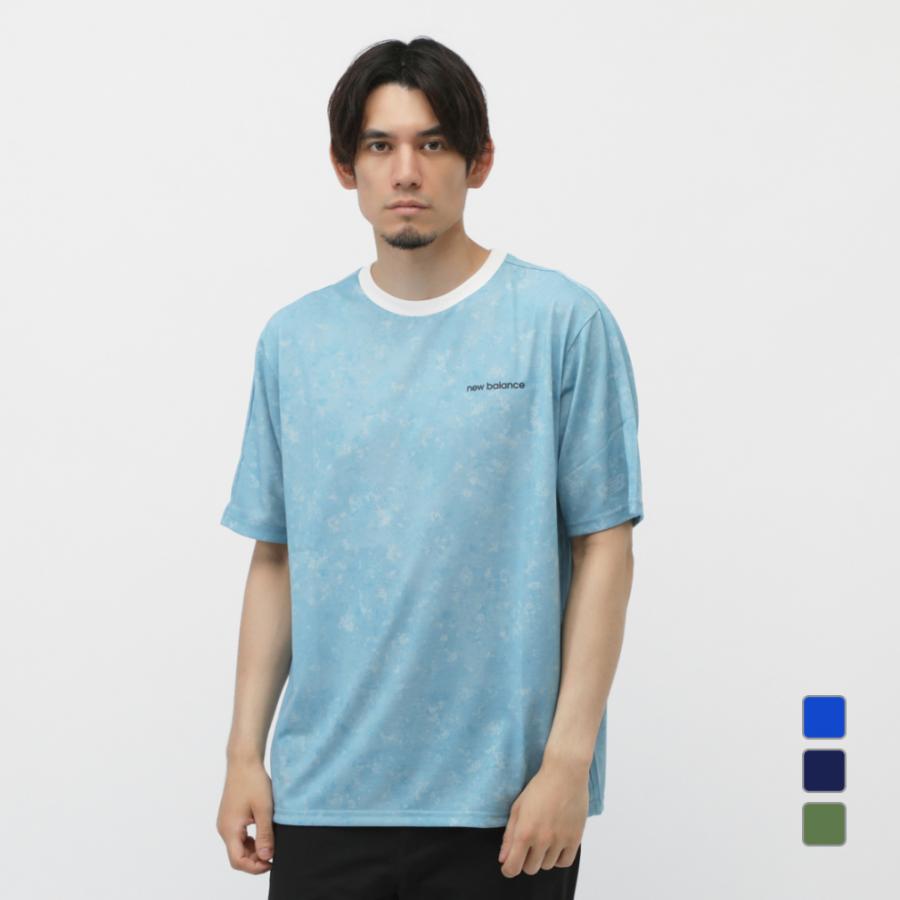 New Balance（ニューバランス） メンズ 半袖 Tシャツ プリントオーバー