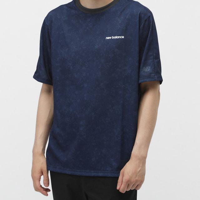New Balance（ニューバランス） メンズ 半袖 Tシャツ プリントオーバー
