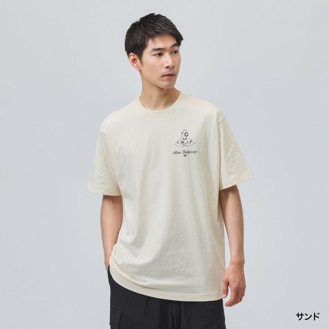 【早い者勝・新品未使用】 カステルバジャック　スポーツ　メンズ半袖TシャツM New Balance（ニューバランス） メンズ 半袖 Tシャツ Alone Time T