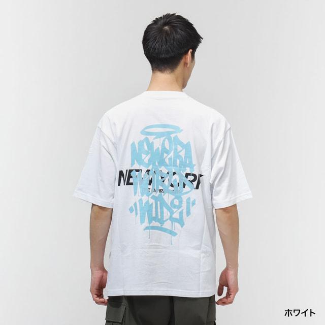 NEW ERA（ニューエラ） メンズ 半袖 Tシャツ SS OS CT TEE TAGGING WHI