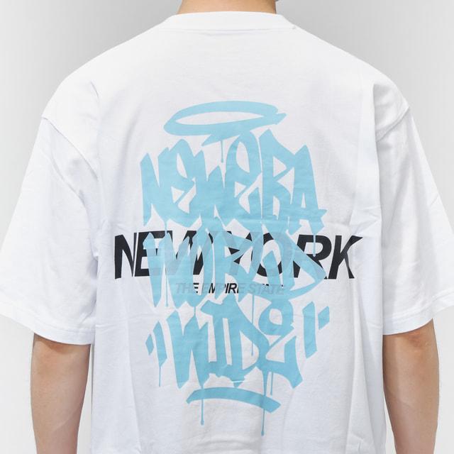 NEW ERA（ニューエラ） メンズ 半袖 Tシャツ SS OS CT TEE TAGGING WHI