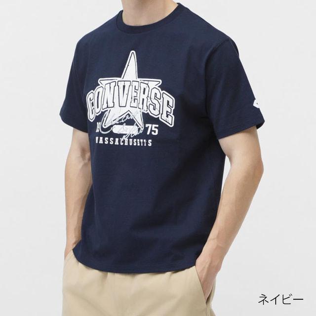 CONVERSE（コンバース） メンズ 半袖 Tシャツ AP カレッジ PT S/S T