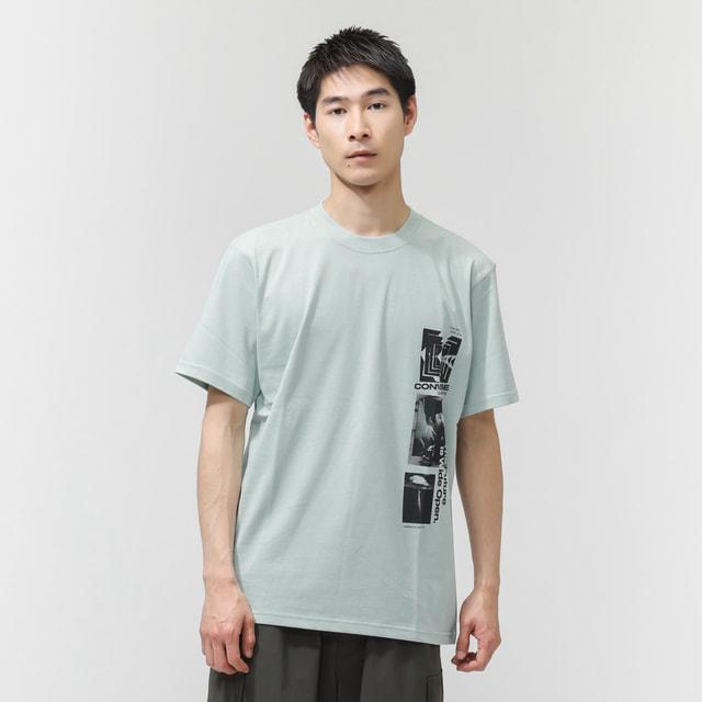 CONVERSE（コンバース） メンズ 半袖 Tシャツ CV VERTICAL PT TEE M
