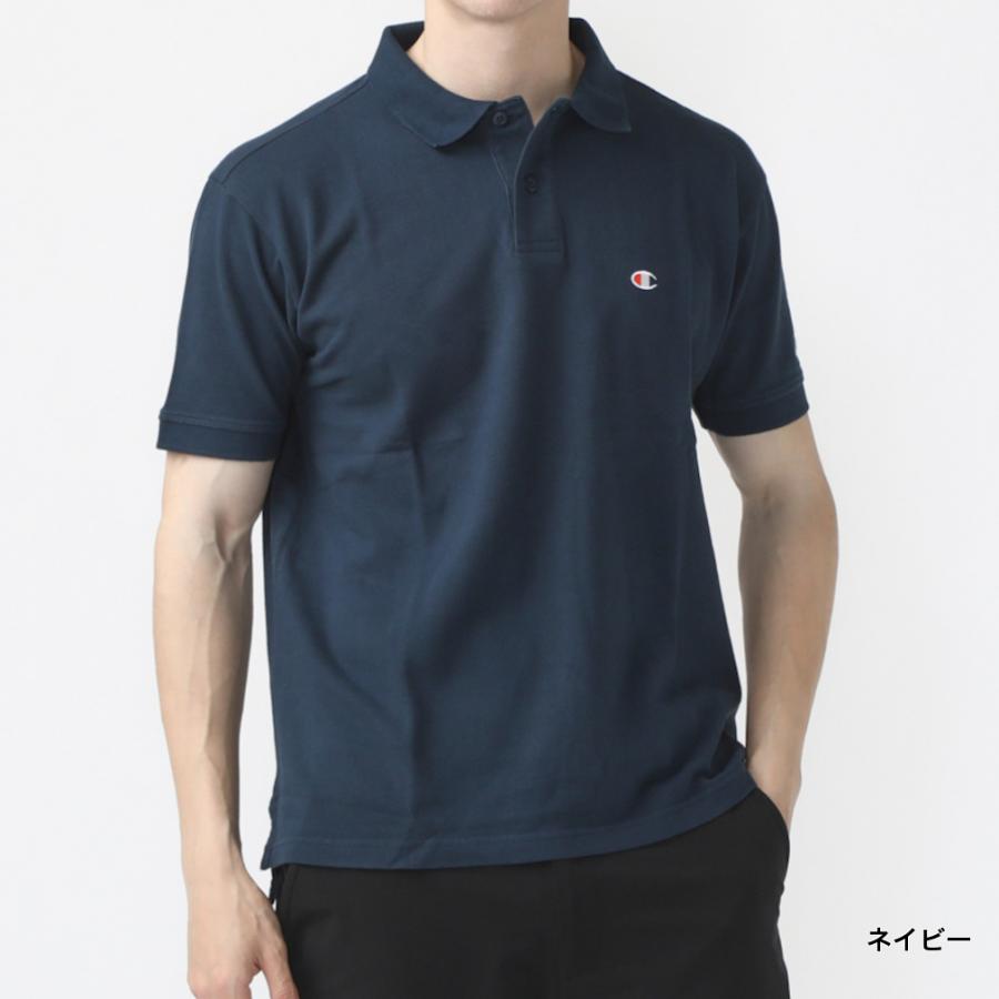 Champion（チャンピオン） メンズ 半袖 ポロシャツ SHORT SLEEVE POLO