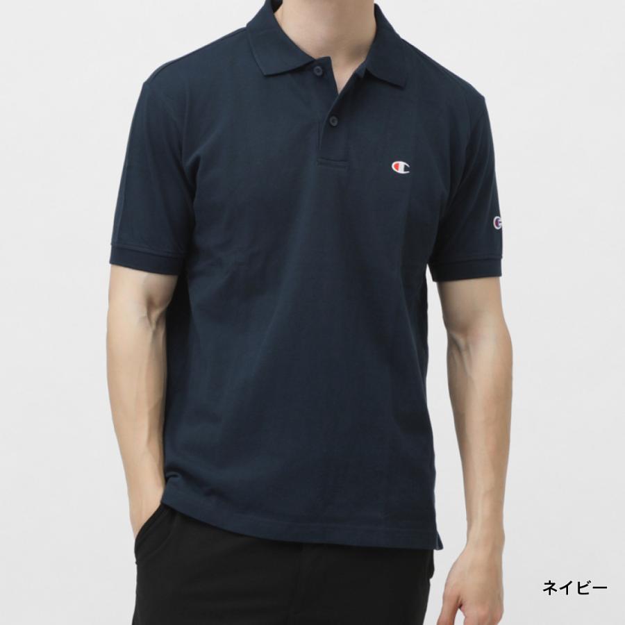 Champion（チャンピオン） メンズ 半袖 ポロシャツ POLO SHIRT C3-Z358