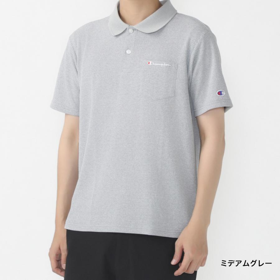 Champion（チャンピオン） メンズ 半袖 ポロシャツ POLO SHIRT C3