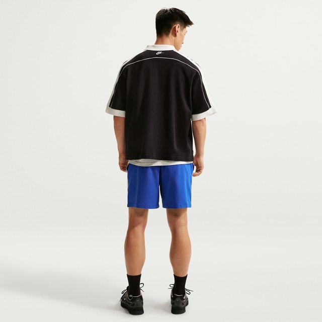 NIKE テニス 半袖ポロシャツ クロコ柄 ハーフジップ フェデラー着用 黒 NIKE（ナイキ）の「ナイキコート ロジャー・フェデラー アドバンテージ