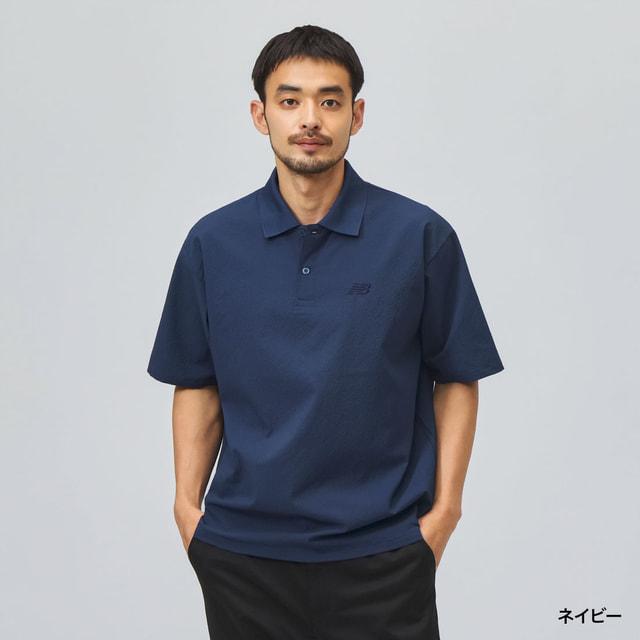 New Balance ポロシャツ 5点セット New Balance（ニューバランス） メンズ 半袖 ポロシャツ シアサッカー