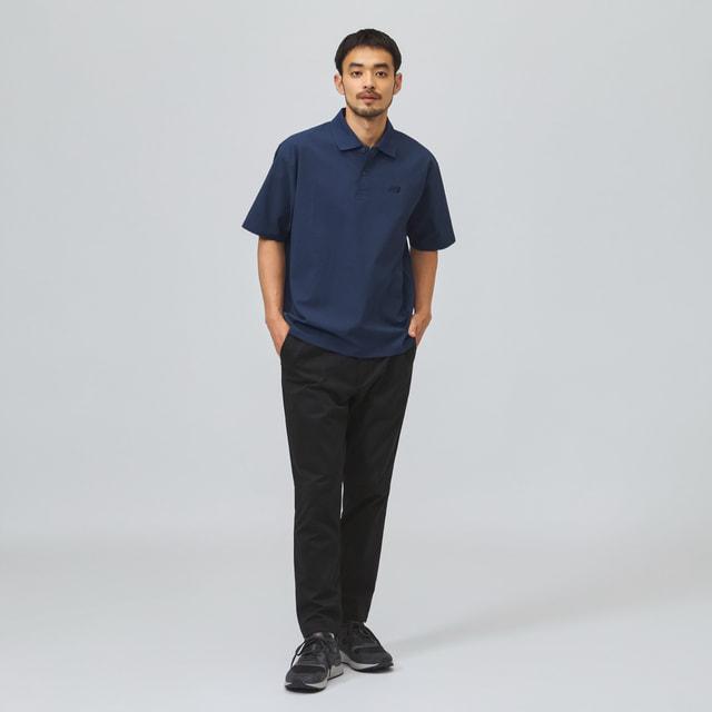 New Balance（ニューバランス） メンズ 半袖 ポロシャツ シアサッカー
