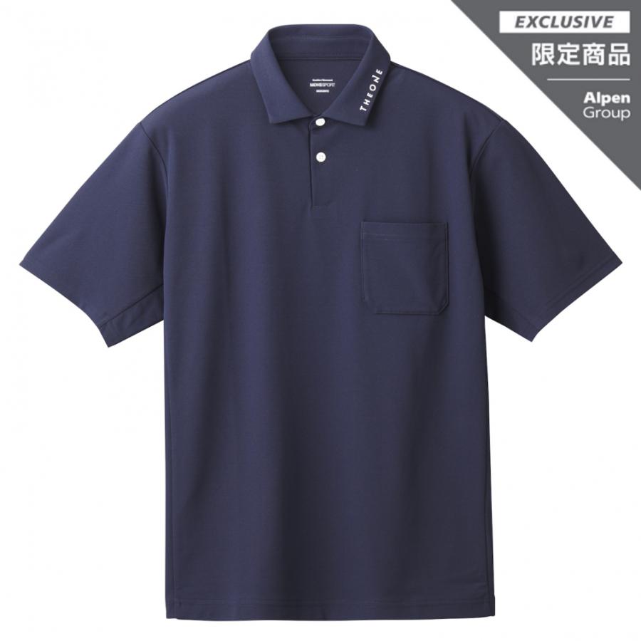 【g－arc】デサント　ネイビー 半袖ポロシャツ メンズ　週末値下げ DESCENTE GOLF デサント メンズ 半袖 ポロシャツ THE ONE SUNSCREEN