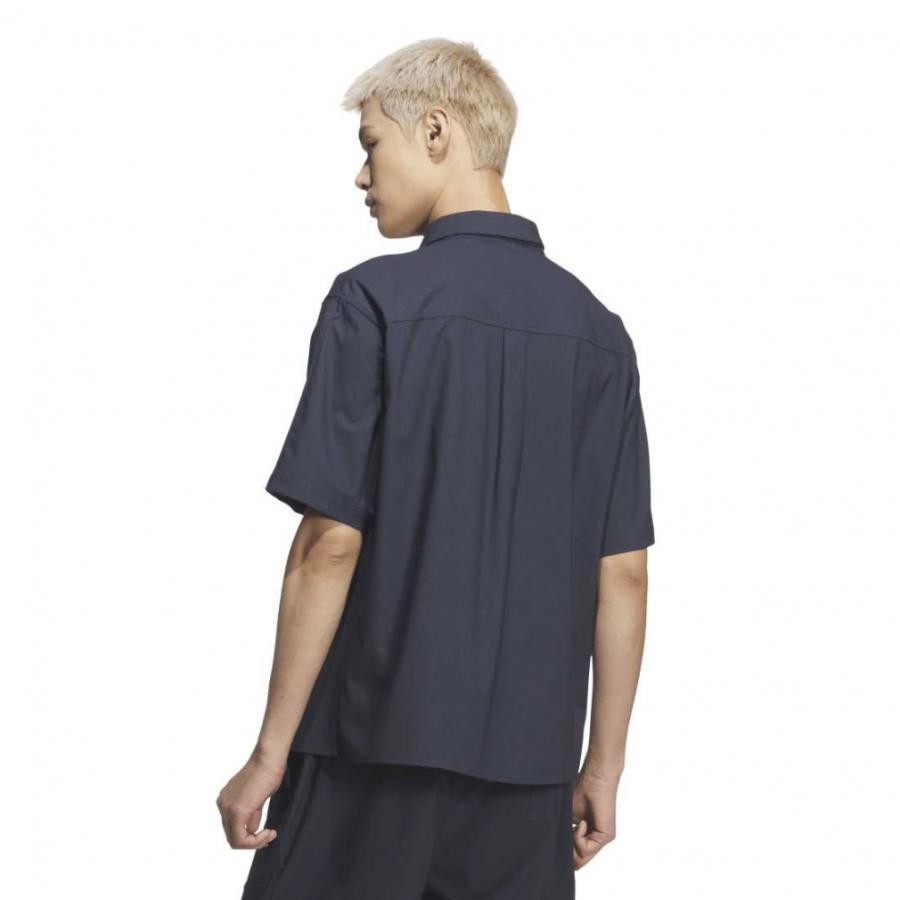 adidas（アディダス） メンズ 半袖 シャツ デニムルック ツイル ルーズ