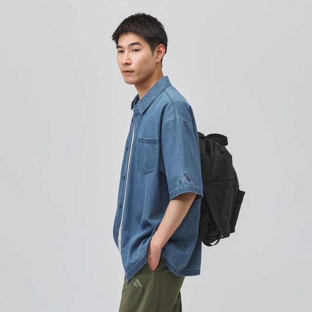 adidas（アディダス） メンズ 半袖 シャツ M COOL DENIM S/S シャツ AP