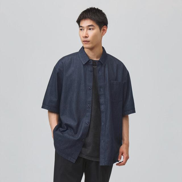 adidas（アディダス） メンズ 半袖 シャツ M COOL DENIM S/S シャツ AP