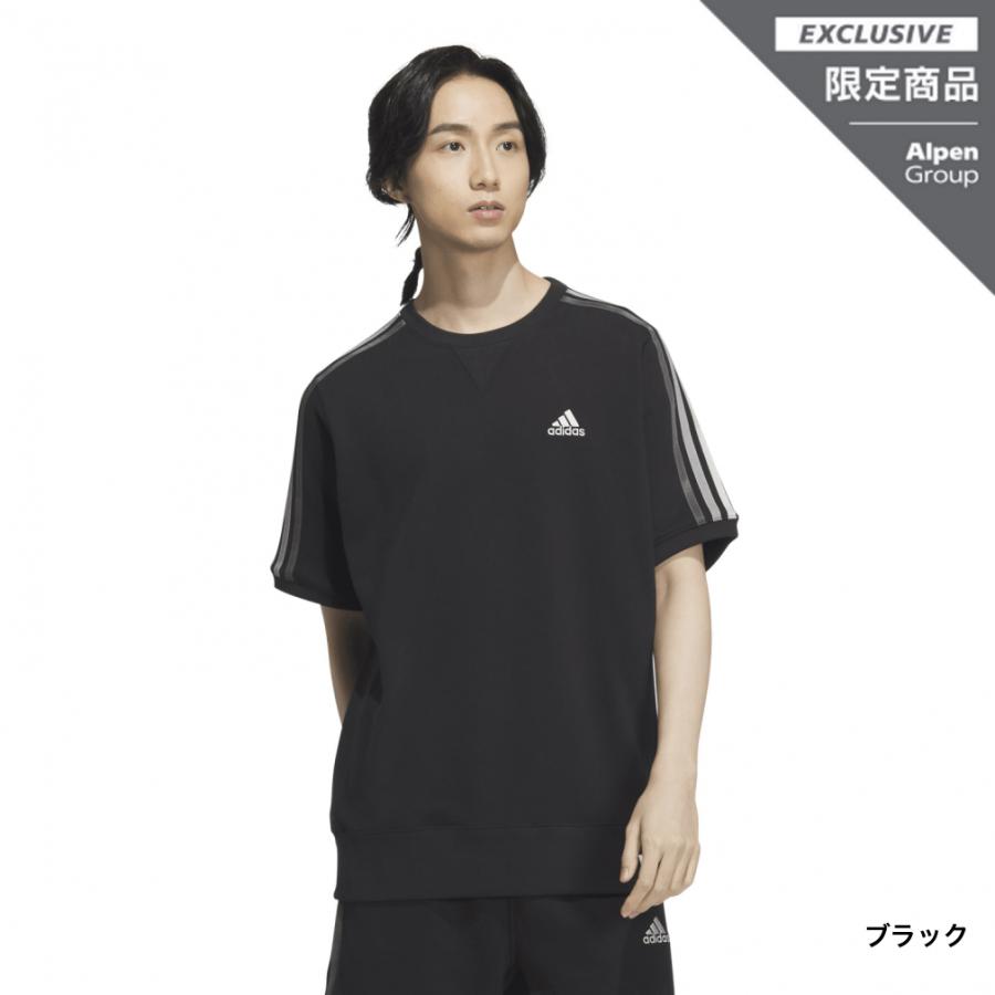 カタリスト　半袖スウェット adidas（アディダス） メンズ エッセンシャルズ プラス スリー