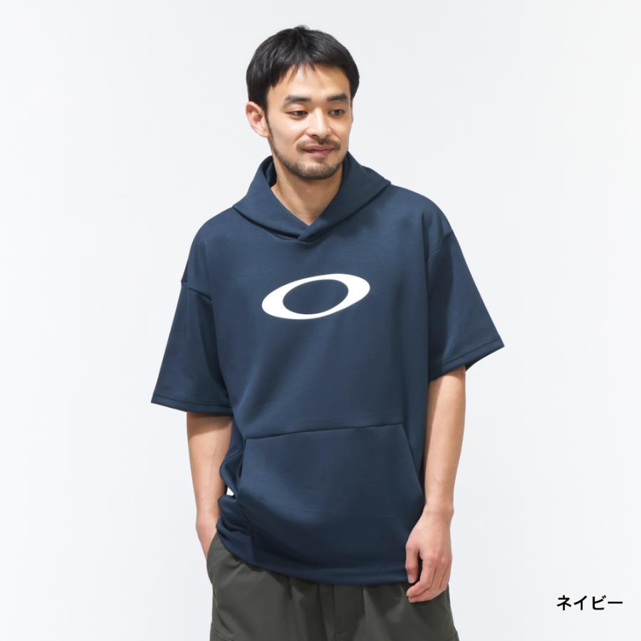 オークリー OAKLEY ベースボール パーカー ネイビー Ｍサイズ 未使用 OAKLEY（オークリー） メンズ ウェア ENHANCE QD FLEECE S/S HOODY 5.0