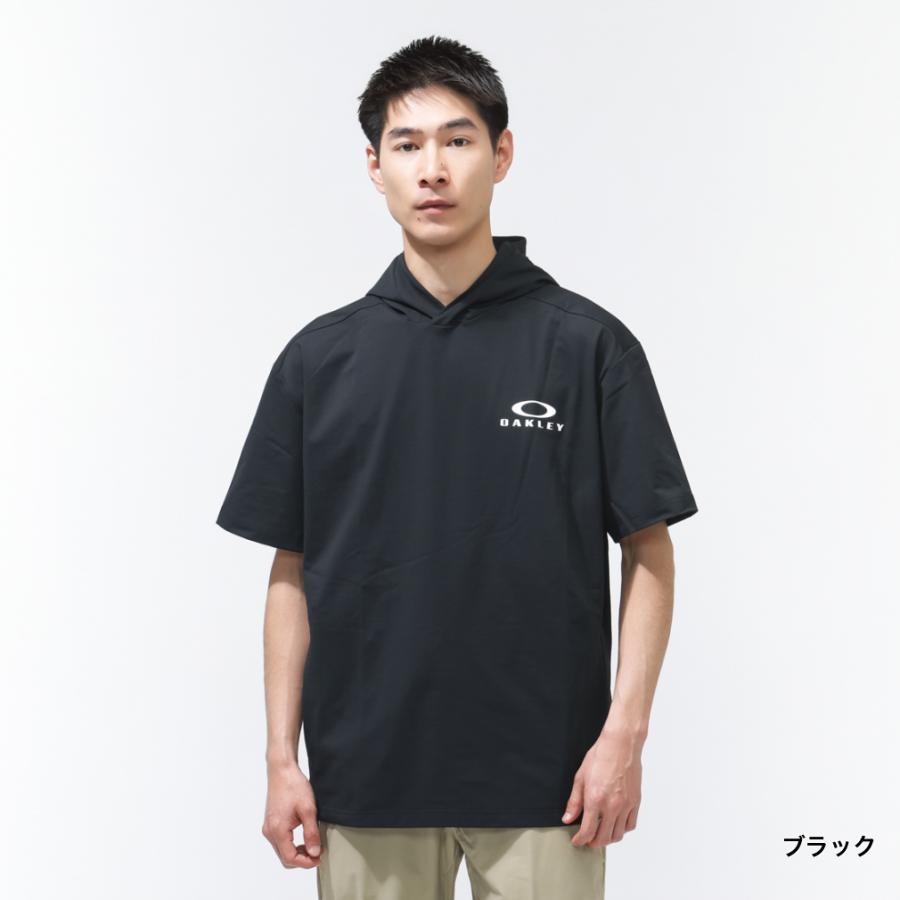 【OAKLEY】パーカーウェア上下　L　（防風・保温） OAKLEY（オークリー） メンズ ウェア LIGHT FLEECE DRY S/S HOODY 16.0