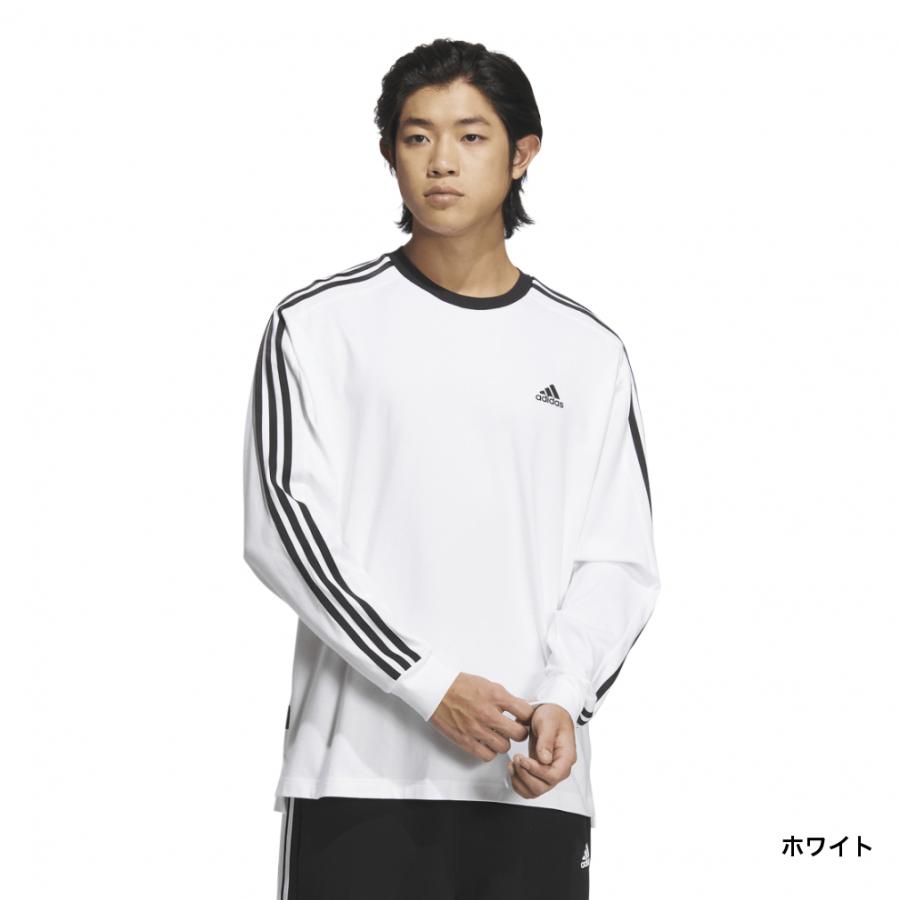 アディダス メンズ 長袖 Tシャツ スリーストライプス パック ルーズフィット 長袖リンガーTシャツ JUH46 IX2733 IX2734 IX2732 スポーツウェア adidas｜alpen-group｜02