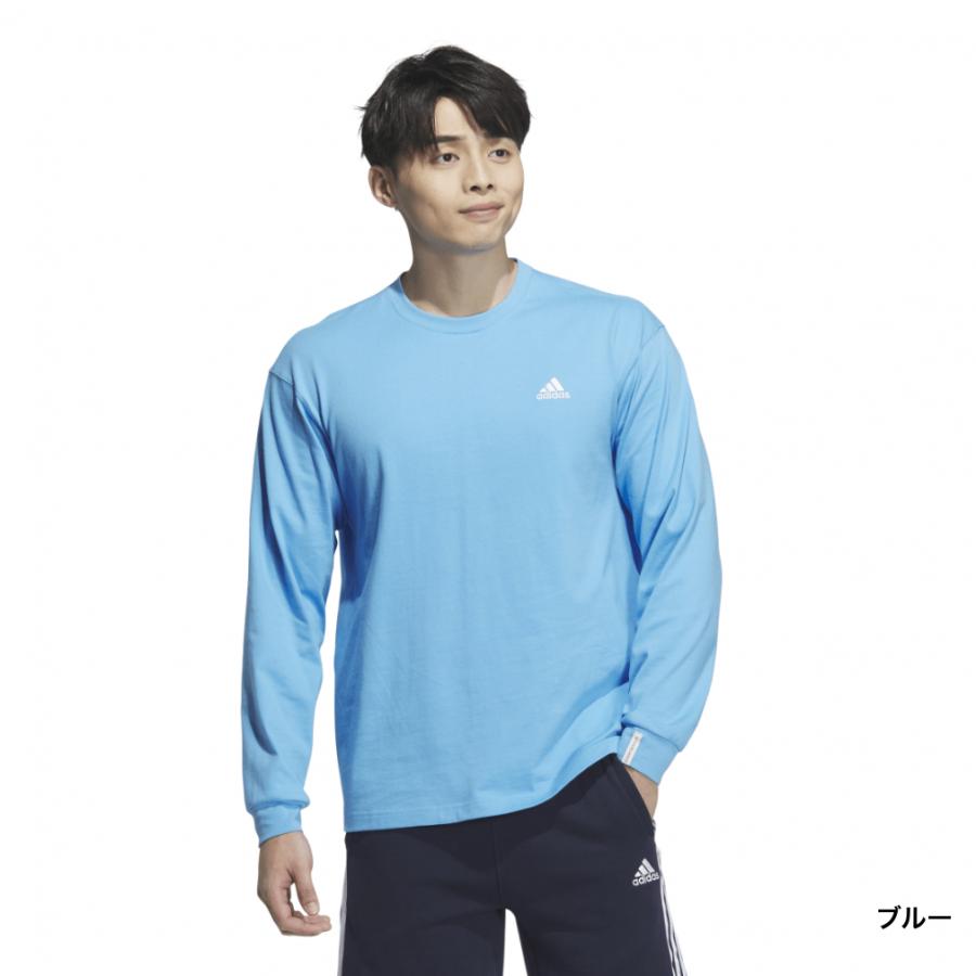 アディダス メンズ 長袖Tシャツ エッセンシャルズ プラス ルーズ 