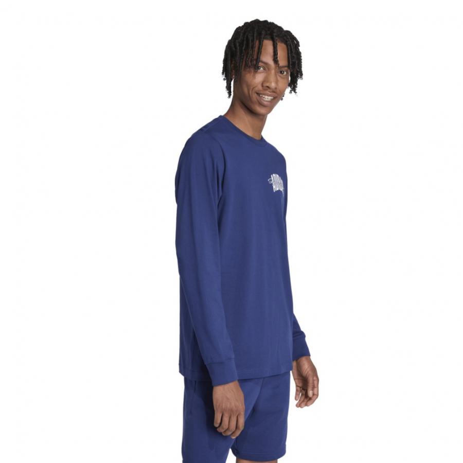 adidas（アディダス） メンズ 長袖 Tシャツ カレッジスクリプトが施