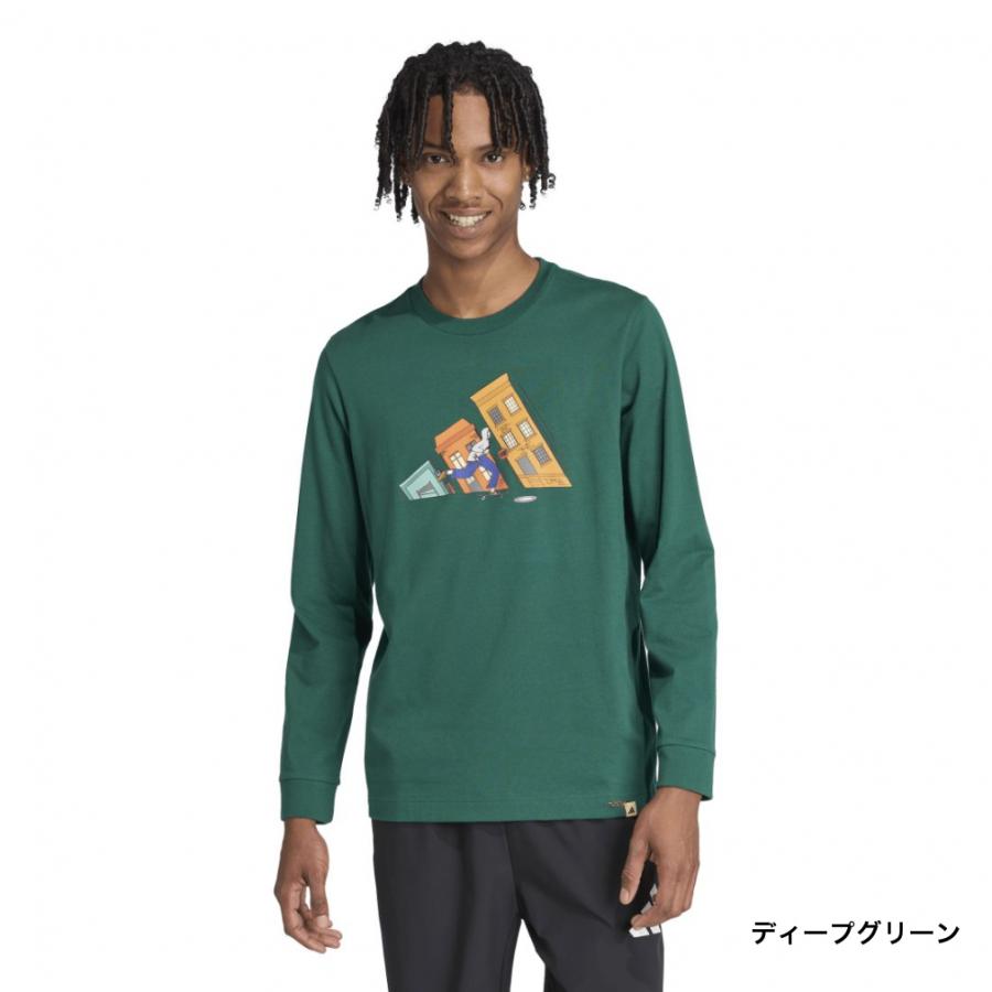 adidas アディダス メンズ 長袖 Tシャツ ドゥードゥルハント