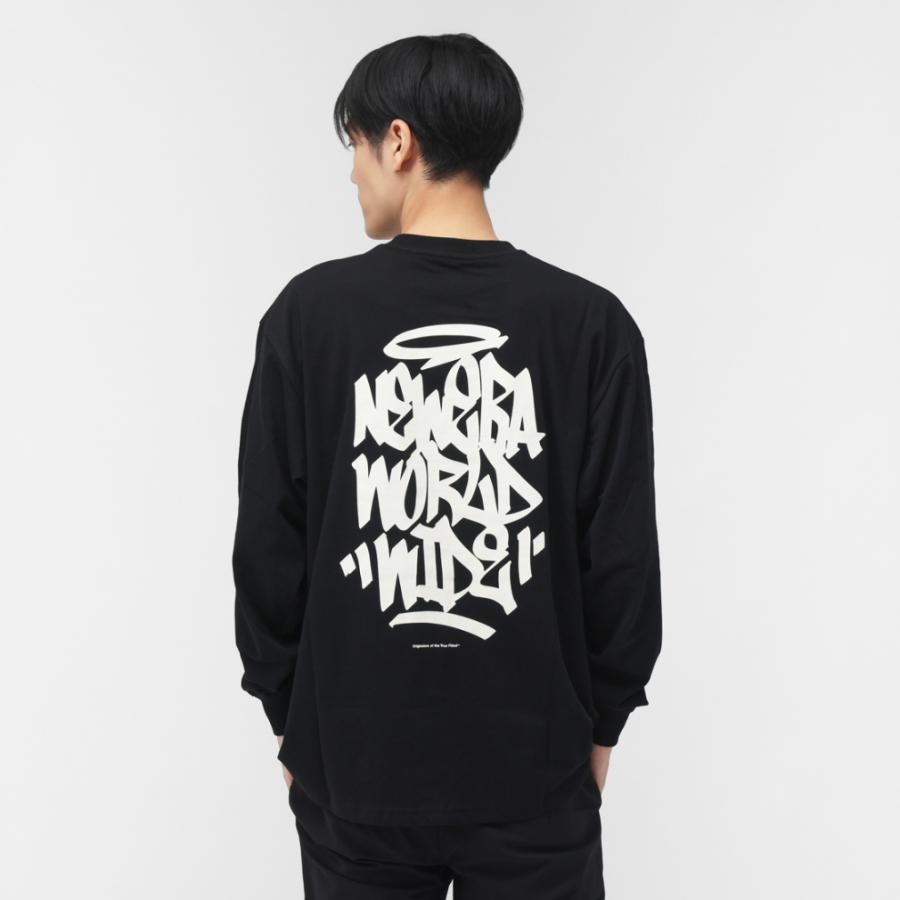 NEW ERA（ニューエラ） メンズ 長袖 Tシャツ LS OS CT TEE TAGGING BLK