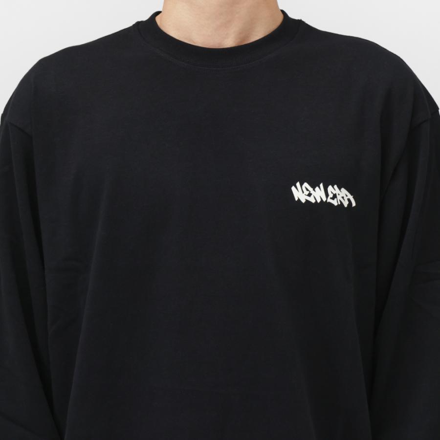 NEW ERA（ニューエラ） メンズ 長袖 Tシャツ LS OS CT TEE TAGGING BLK