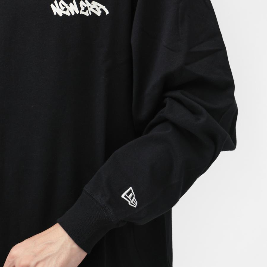 NEW ERA（ニューエラ） メンズ 長袖 Tシャツ LS OS CT TEE TAGGING BLK