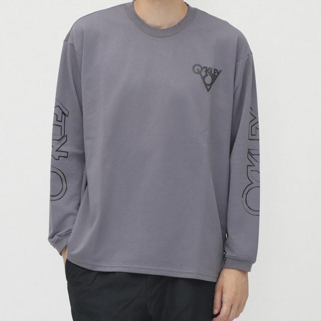 OAKLEY（オークリー） メンズ 長袖 Tシャツ BORDERLESS SDW L/S TEE