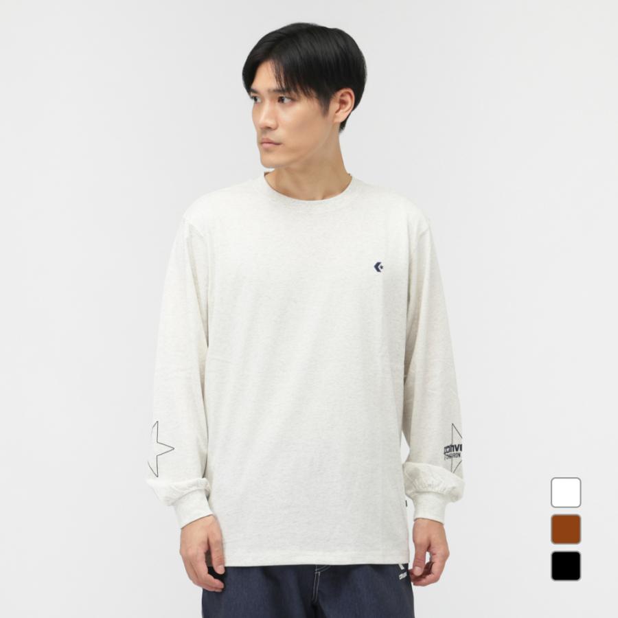 CONVERSE（コンバース） メンズ 長袖 Tシャツ スター PT ロング