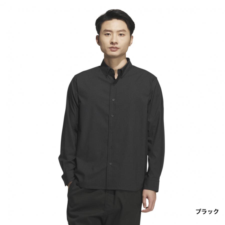 adidas（アディダス） メンズ 長袖 シャツ レギュラーフィット デニム