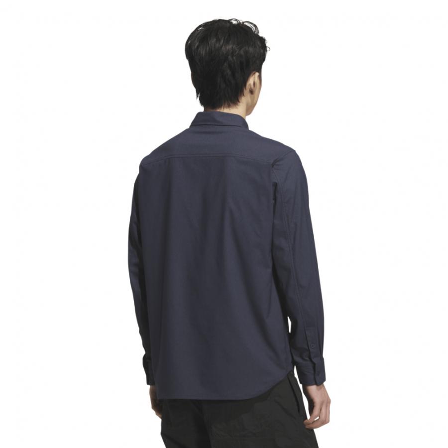 adidas（アディダス） メンズ 長袖 シャツ レギュラーフィット デニム