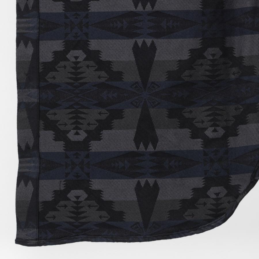 NEW ERA（ニューエラ） メンズ 長袖 シャツ LS OS SHIRT PENDLETON BLK