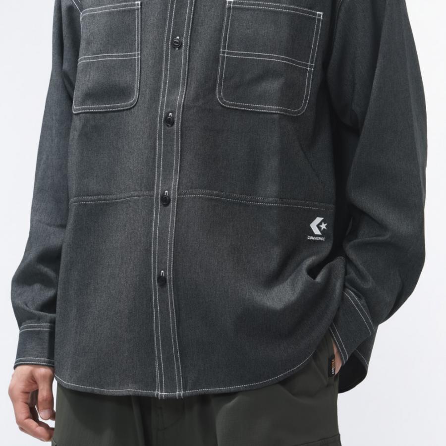 専用出品　【7215、7169、7189 CONVERSE（コンバース） メンズ 長袖 シャツ SYNTHETIC DENIM SHIRT M