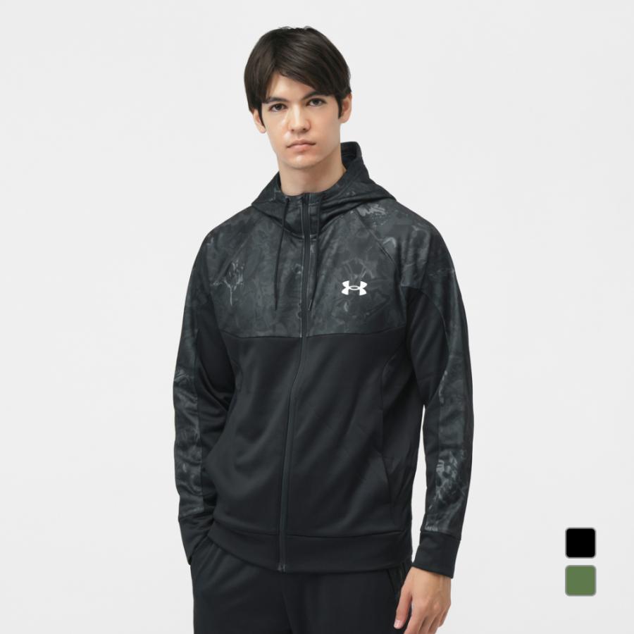 【新品】アンダーアーマー　長袖　フルジップ　フーディー　黒　XXL　メンズ UNDER ARMOUR（アンダーアーマー） メンズ スウェット パーカー UA