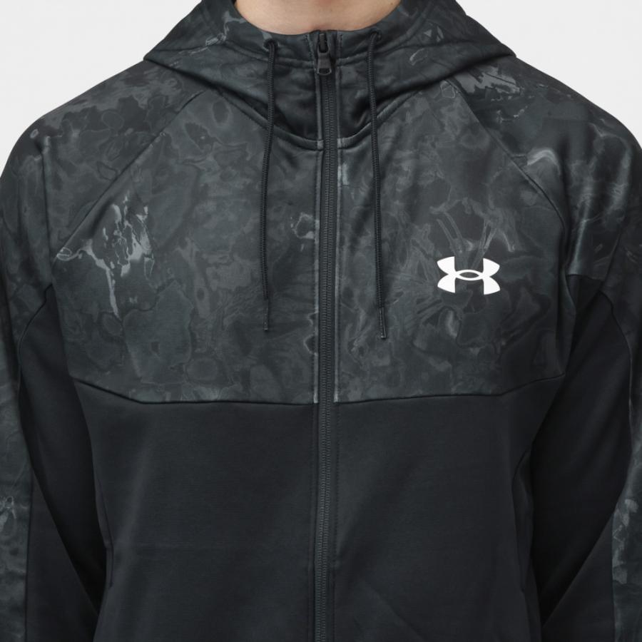 【新品】アンダーアーマー　長袖　フルジップ　フーディー　黒　XXL　メンズ UNDER ARMOUR（アンダーアーマー） トレーナー スウェット UAテック