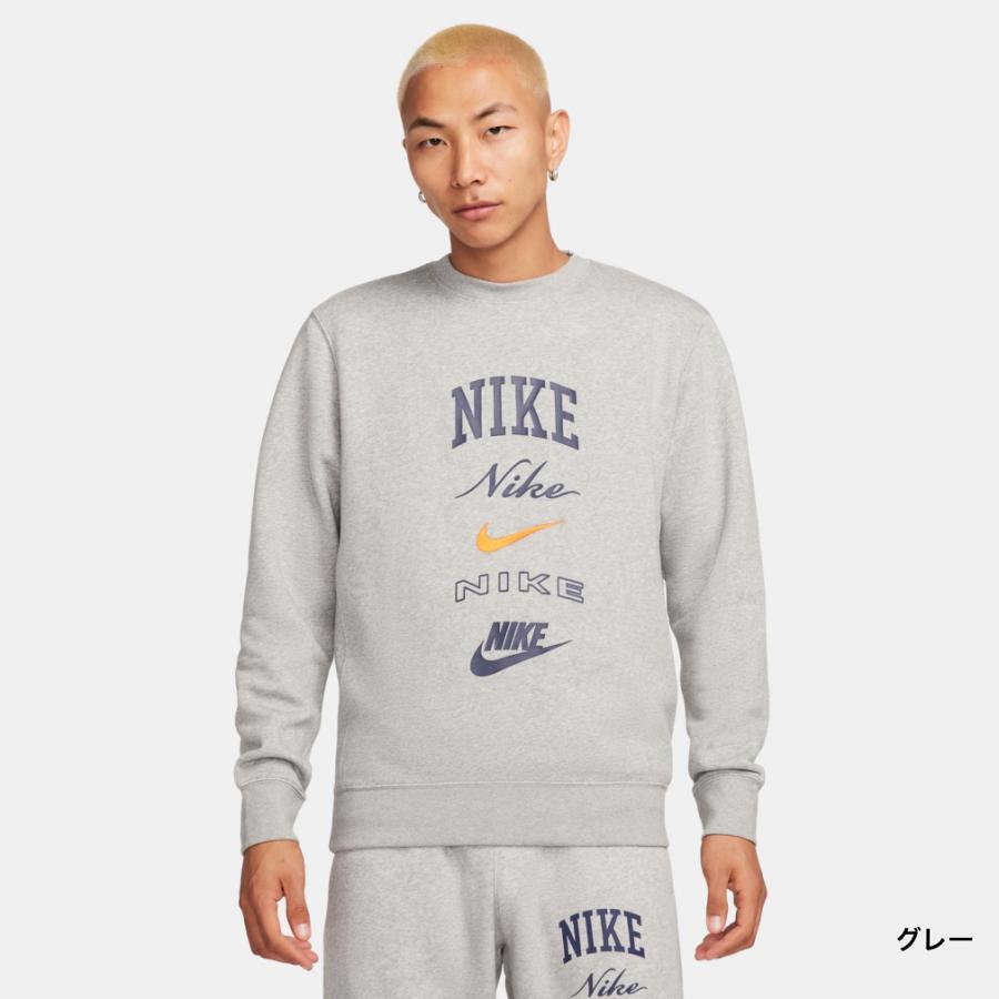 ナイキ メンズ スウェット トレーナー クラブ BB スタック GX L/S  