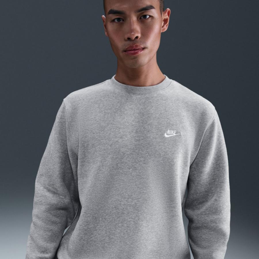 NIKE ゴツナイキ スウェット トレーナー S グレー×ネイビー メンズ NIKE（ナイキ） メンズ スウェット トレーナー クラブ BB ネオ バー