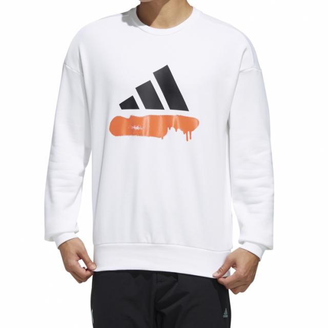 アディダス メンズ スウェットトレーナー Gzq12 Fm9406 スポーツウェア ホワイト Adidas アルペン Paypayモール店 通販 Paypayモール