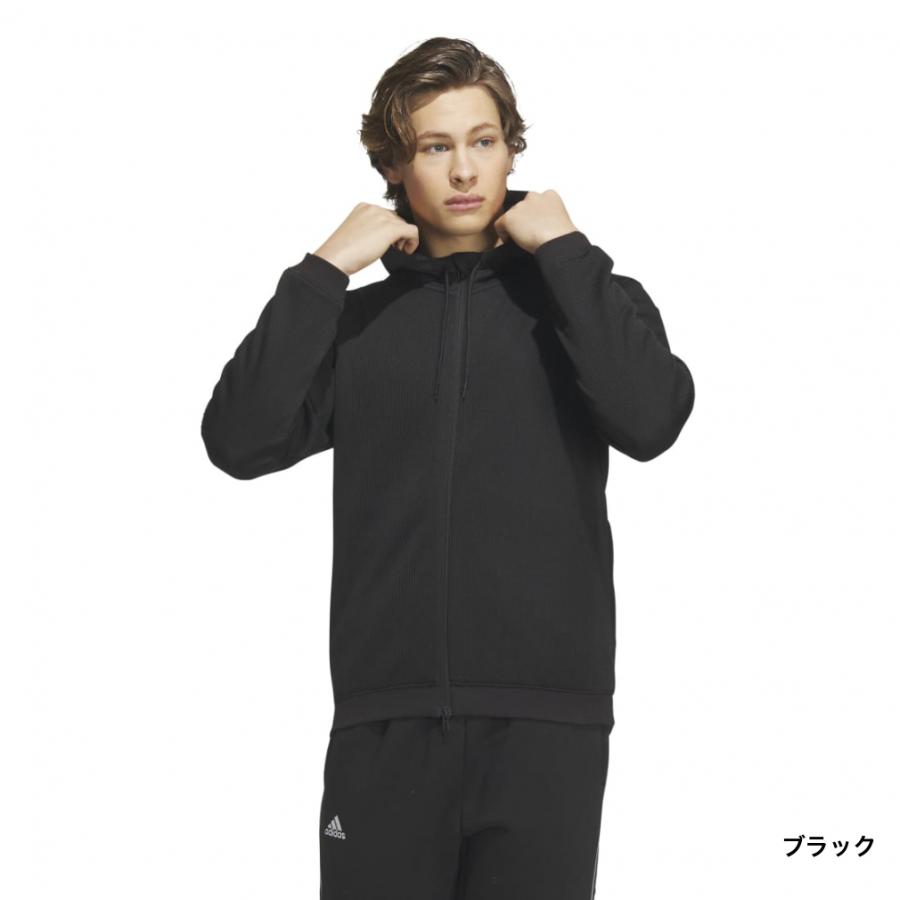 adidas TWNTY4SVN フルジップパーカー アディダス TWNTY4SVN ホワイト L ジップアップパーカー
