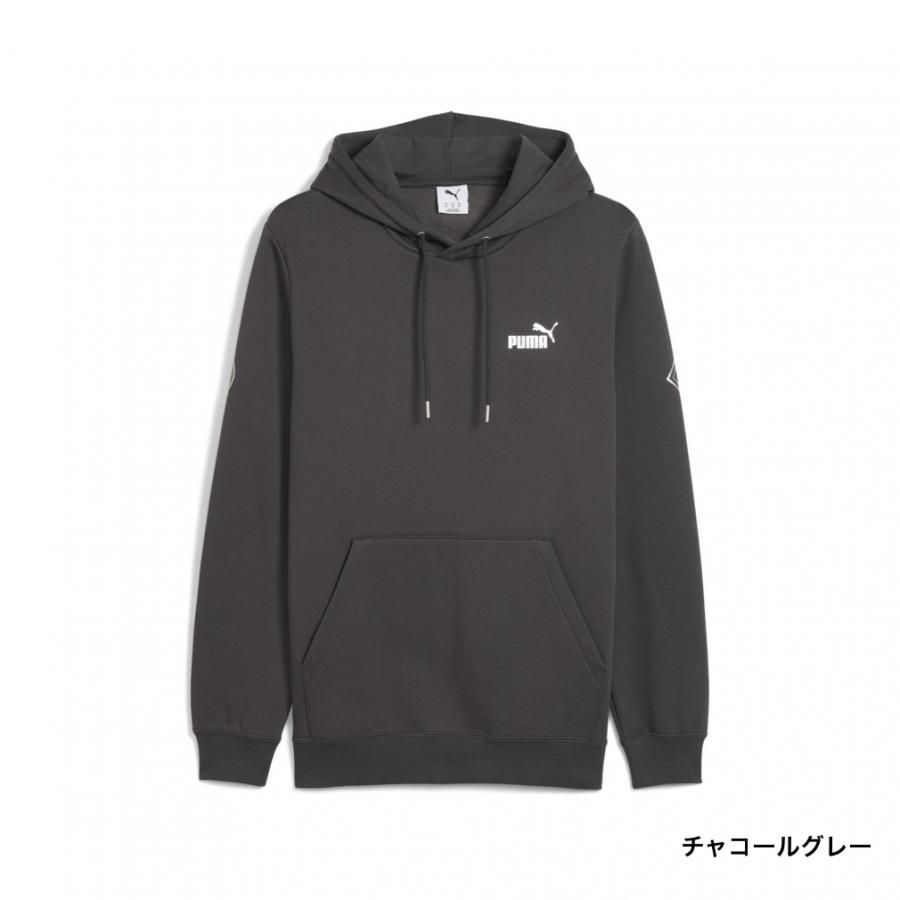PUMA（プーマ） メンズ スウェット パーカー MAXIMAL METALLIC HD FL