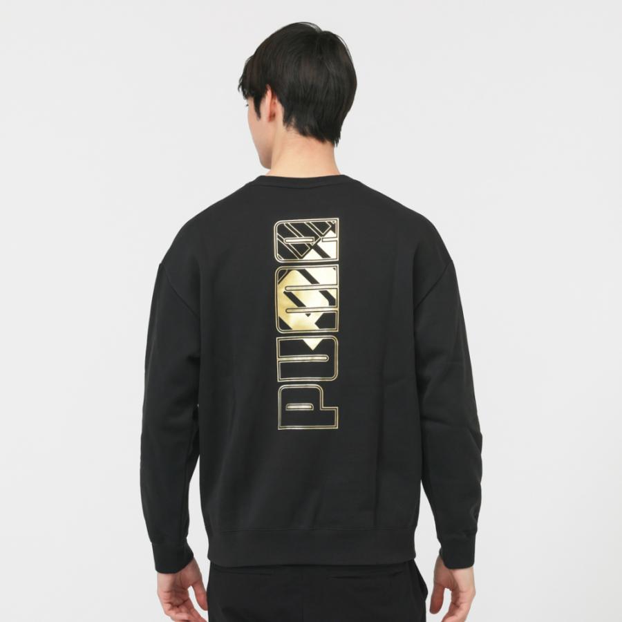 PUMA（プーマ） メンズ スウェット トレーナー MAXIMAL METALLIC