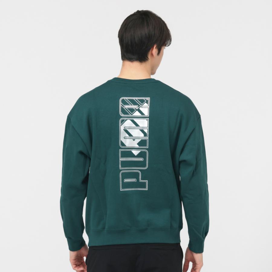 PUMA（プーマ） メンズ スウェット トレーナー MAXIMAL METALLIC