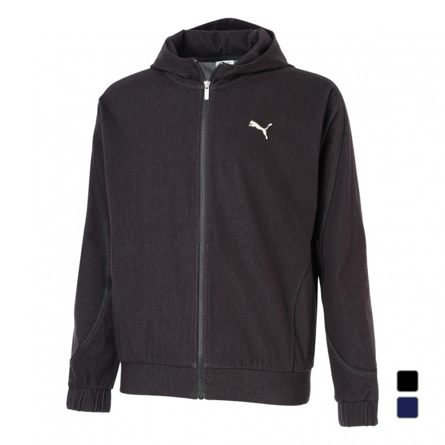PUMA（プーマ） メンズ ウェア デニムライク フーデッドジャケット
