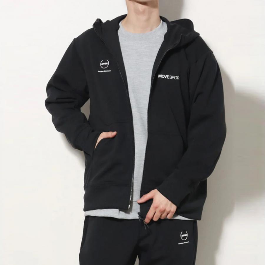 DESCENTE GOLF デサント メンズ スウェット フルジップ フードロゴ
