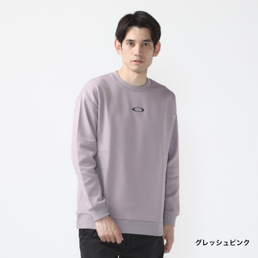 オークリー メンズ スウェット トレーナー EN FOUNDATIONAL FLEECE CREW 2.0 FOA406487 スポーツウェア OAKLEY｜alpen-group｜03