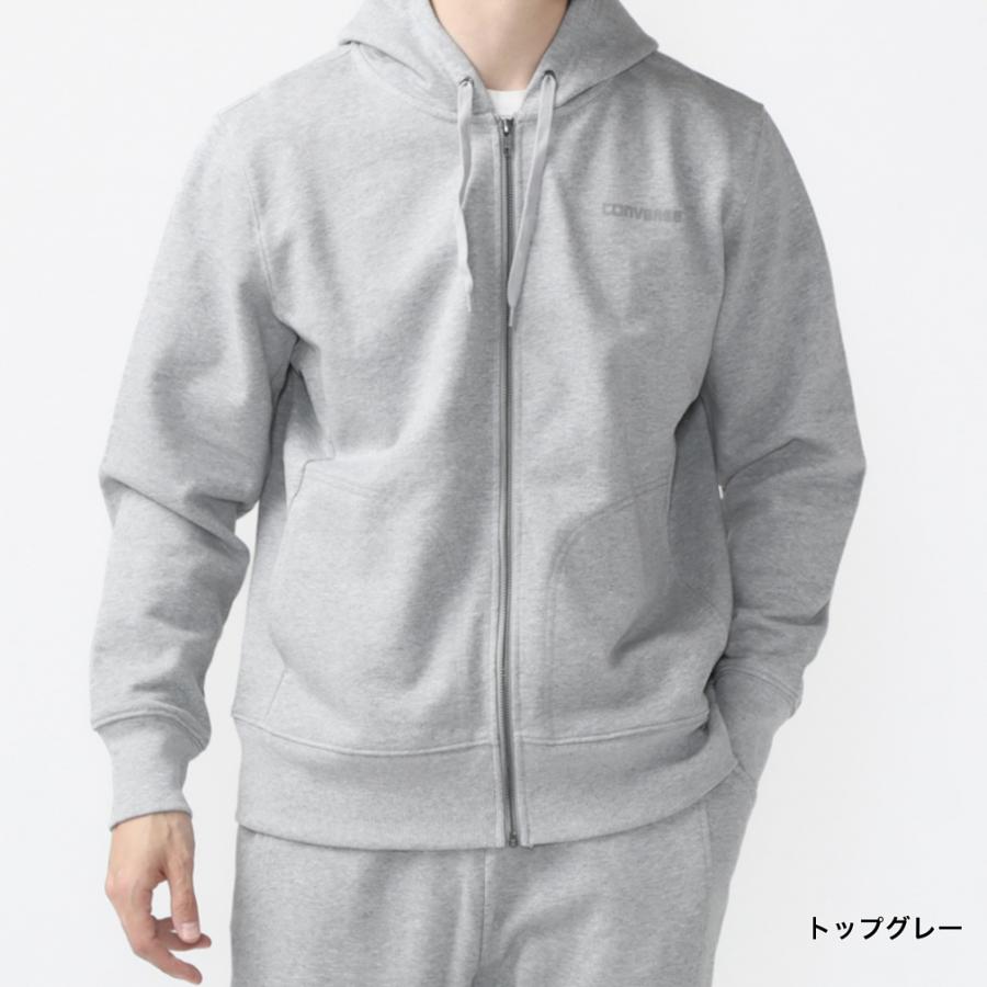 【新品未使用】コンバース ゴールドシリーズ フルジップパーカー サイズO グレー CONVERSE（コンバース） メンズ スウェット フルジップ CV ZIP UP