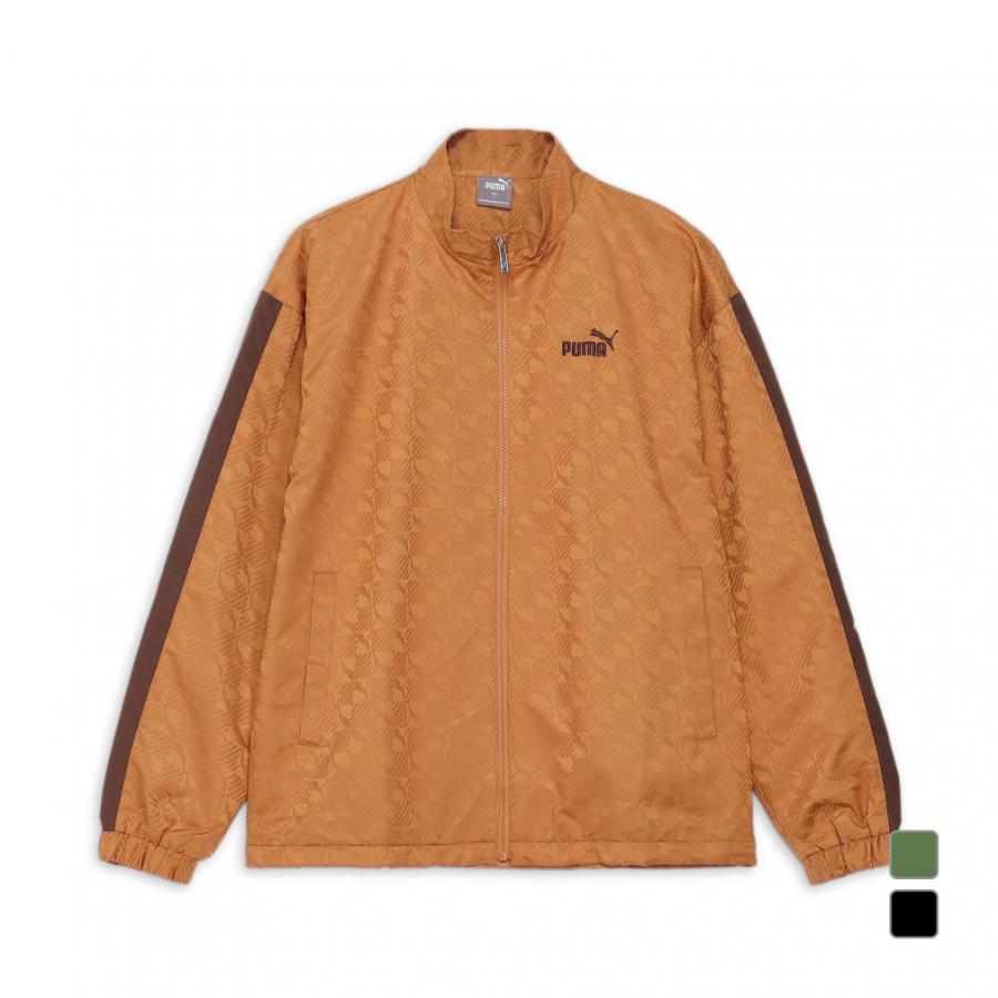 PUMA トラックジャケット　マスタードカラー PUMA（プーマ） メンズ ウインドフルジップ CORE HERITAGE ウーブン